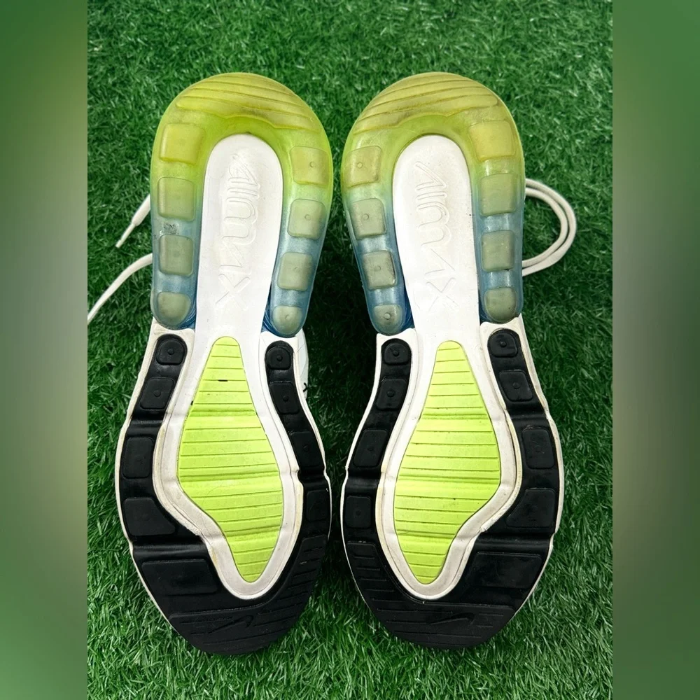 Nike Air Max 270 White Lime Blast Photo Blue Size‎ 12